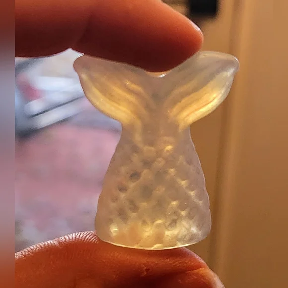Opalite Mermaid Tail Crystal Carving - Picture 4 of 4